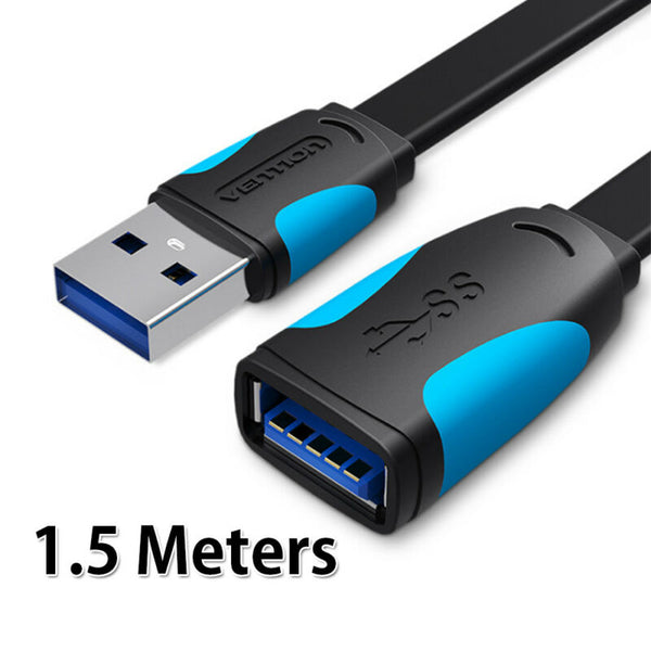 Fast Speedy Vention USB 3.0 Data Extension Male to Female Cable 1m 1.5m 2m 3m /