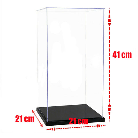 Large Acrylic Display Case Clear Perspex Box Plastic Dustproof Figures 3 Size AU