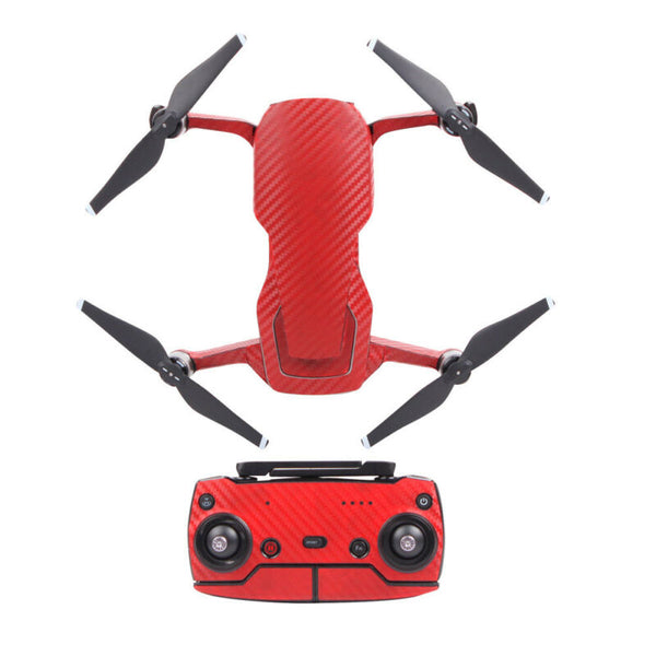 For DJI Mavic AIR Drone Carbon Fiber Sticker Body Remote Controller Skin Decals