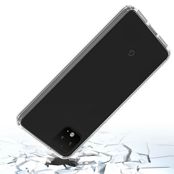 Clear Case Heavy Duty Gel Shockproof Bumper Cover Case For Google Pixel 4 4 XL