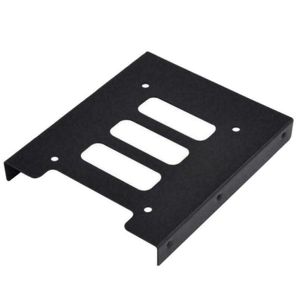 2.5 Inch SSD HDD To 3.5 Inch Metal Mounting Adapter Bracket Dock For PC Black AU