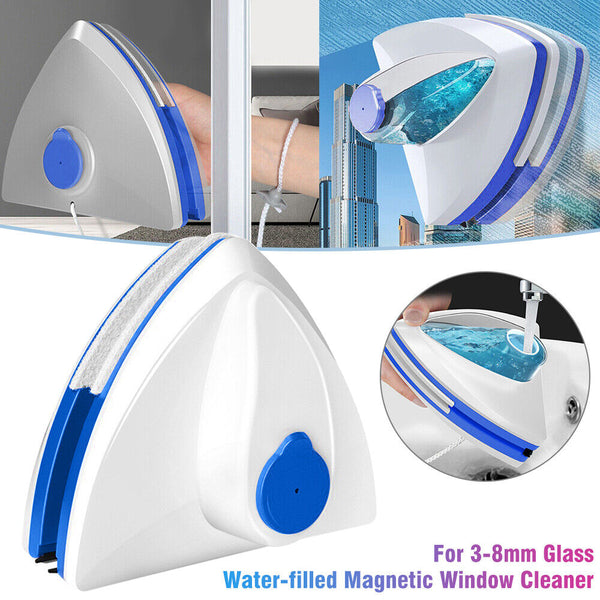 Water-filled Magnetic Window Cleaner Double Side Cleaning Brush Glass Wiper Tool