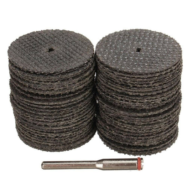 60Pcs Mini Cut Off Wheel Cutting Disc Drill For Dremel Rotary Mandrel Multi Tool