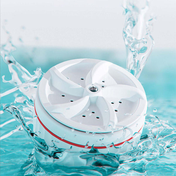 3in1 Washing Machine Portable Personal Rotating Ultrasonic Turbine Washer USB AU