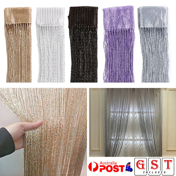 Tassel Decoration Fly Screen Panel Room Door Curtain Divider Window Bead String