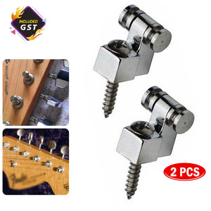 2pcs Roller String Chrome New Electric Guitar Retainers Parts Tree for Strat