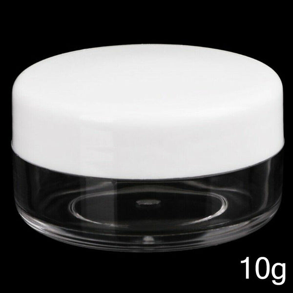 3/5g Plastic Cosmetic Containers Face Cream Lip Balm Sample Jars Pots