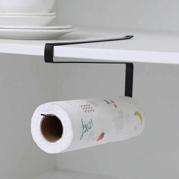 Paper Towel Holder Hanger Rack Kitchen Shelf Organizer Under Cabinet Roll Cup AU