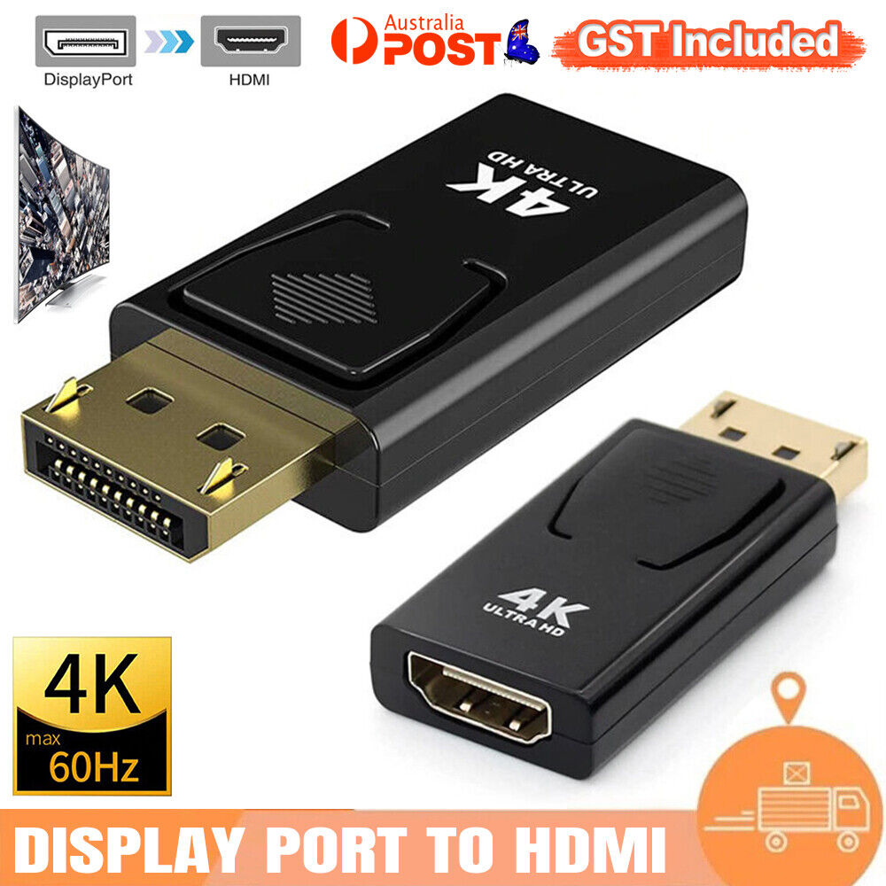 4K Displayport DP Display Port to HDMI Male Female Adapter Converter Connector