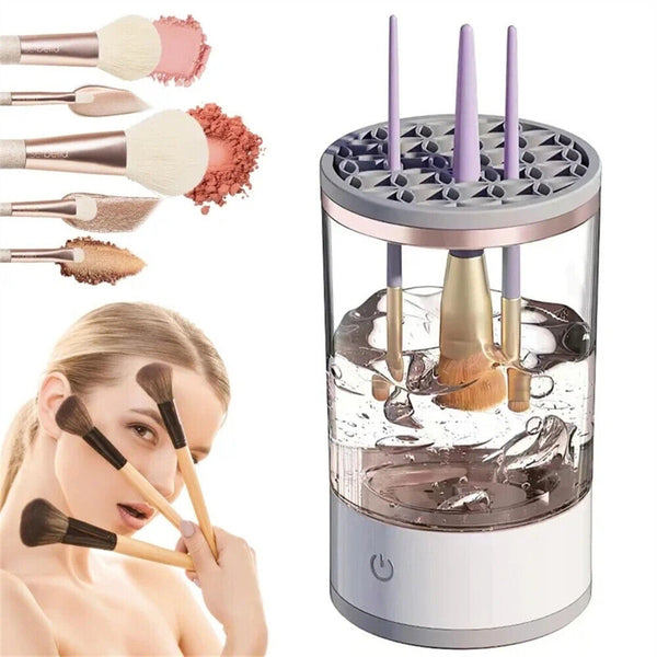 Automatic Brush Cleaner Electric Makeup Brush Cleaning Machine Fast Clean Dryer