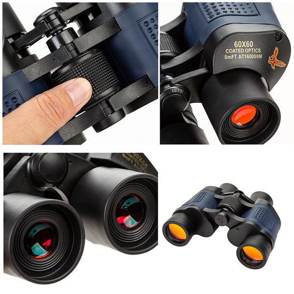 Powerful Telescope 60X60 Binoculars HD 10000M Low Light Vision Outdoor Hunting