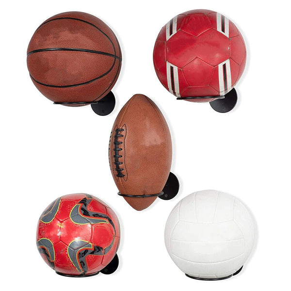 1-3x Sports Ball Holder Basketball Display Storage Rack Garage Wall Mounted AU