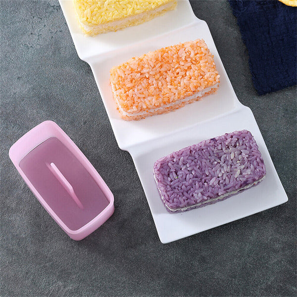 Kitchen Sushi Mold Spam Musubi Mold Onigiri Rice Ball Bento Press Maker Mould AU