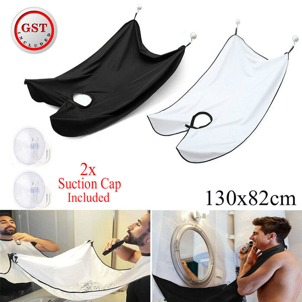 Facial Hair Beard Shave Apron Cape Shaving Bib Whisker Trimming Catcher