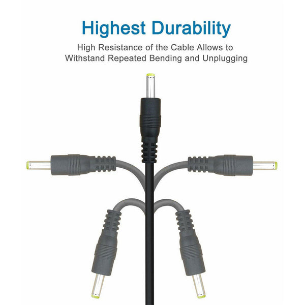 USB to 3.5mm /1.35 mm 5 Volt 5V 2A DC Barrel Jack Plug Charging Power Cable Cord