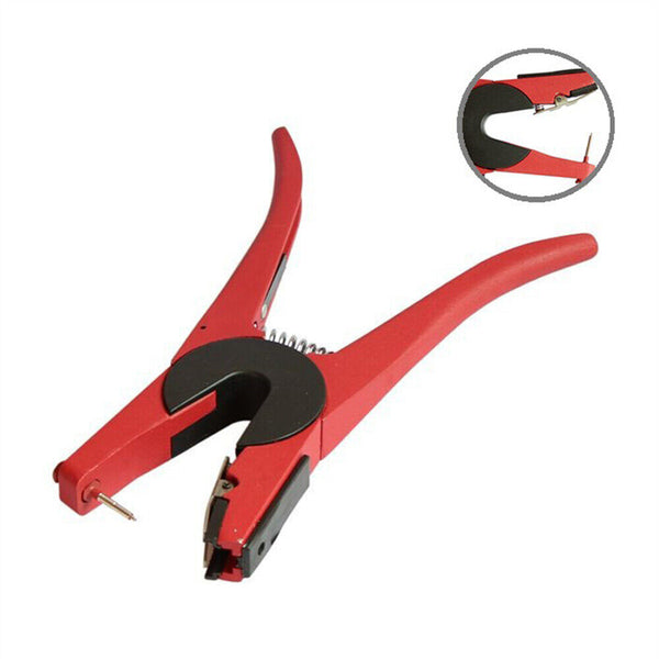 Animal Livestock Marking Tagger Cattle Ear Tag Applicator Pliers Hole Plier