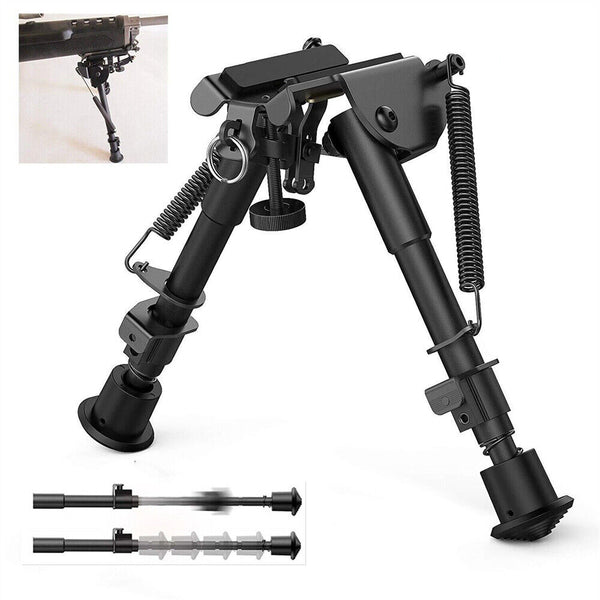 6"-9" Height Sniper Rifle Swivel Sling Bipod Adjustable Hunting Mount Stand AU