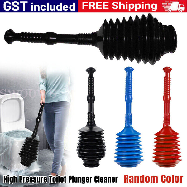 Powerful Toilet Plunger Unblocker Air Pump Sink Blaster Drain Blockage Remover