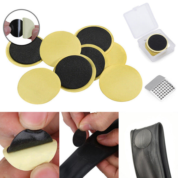 10PCS Bicycle Tube Glueless Patch Kit Bike Puncture Repair Kit Portable Travel