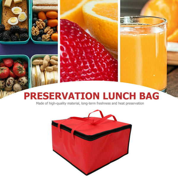 46L Practical Delivery Bag Insulated Thermal Food Storage Bag Portable Bento Bag