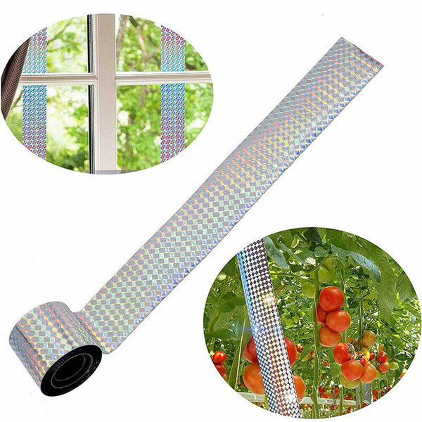 Bird Reflective Repellent Laser Tape Garden Double-side Deterrent Scare Tapes