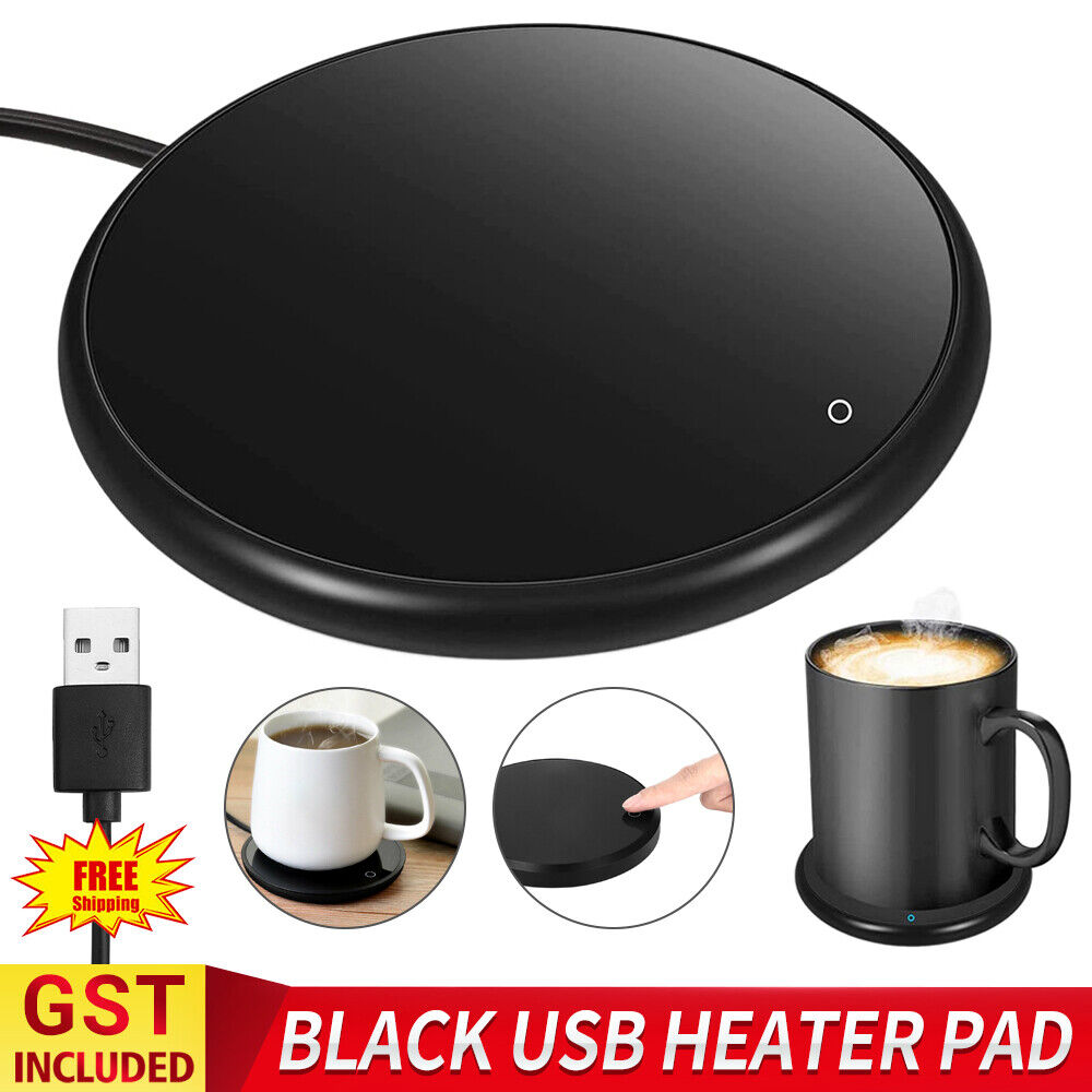 Smart USB Coffee Mug Warmer Tea Milk Cup Heater Pad Heating Plate Office Home AU