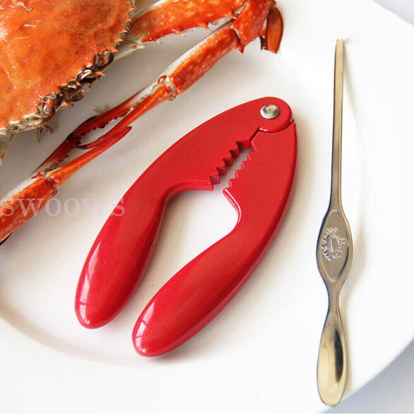 1/4 Crab Cracker Lobster Tool Shell Seafood Tool Forks Scissors Shellfish Opener