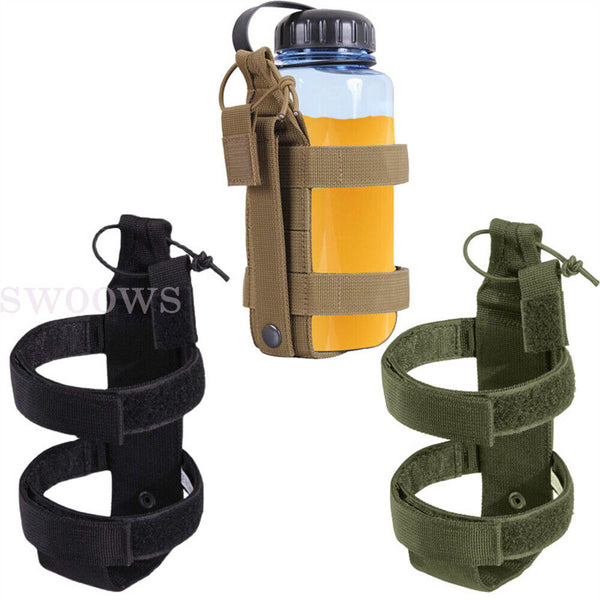 Water Bottle Pouch Bag Military Outdoor Travel Hiking Water Bottle Holder