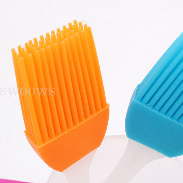 4pcs Silicone Butter Bread Basting Brush BBQ Baking Brush Kitchen Cooking