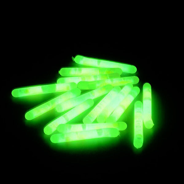 Fluorescent Fishing Rod Glow Sticks  Clip-on Fishing Lights Tackle 25pcs