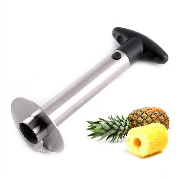 Stainless Steel Easy Kitchen Tool Fruit Pineapple Corer Slicer Cutter Peeler