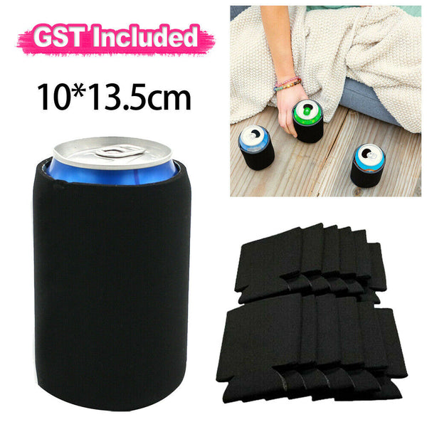 10-30pc Foldable Blank Can Stubby Cooler Holder Sleeve Sublimation Heat Transfer