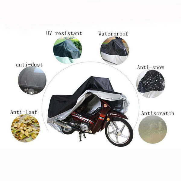 Waterproof Bike Cover Heavy UV Rain Garage Storage Protection Bicycle XL Size