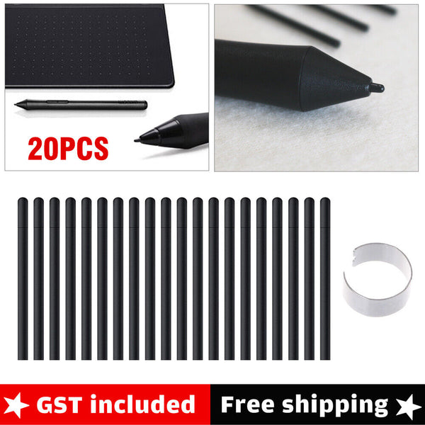 20pcs Nibs for Wacom Bamboo, Intuos Black Standard Pen Nibs