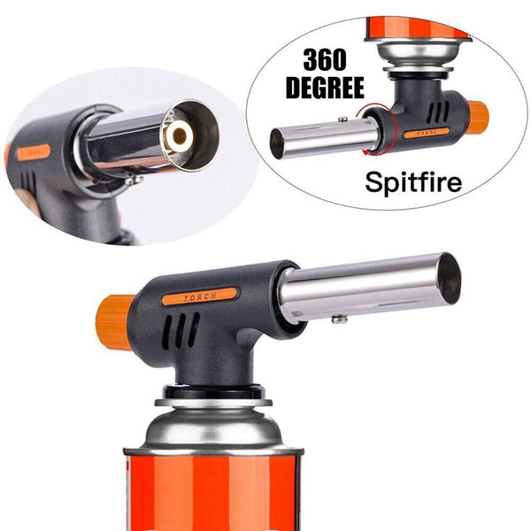 Butane Gas Torch Blow Torch Iron Welding Soldering Fire Lighter Frame Gun BBQ