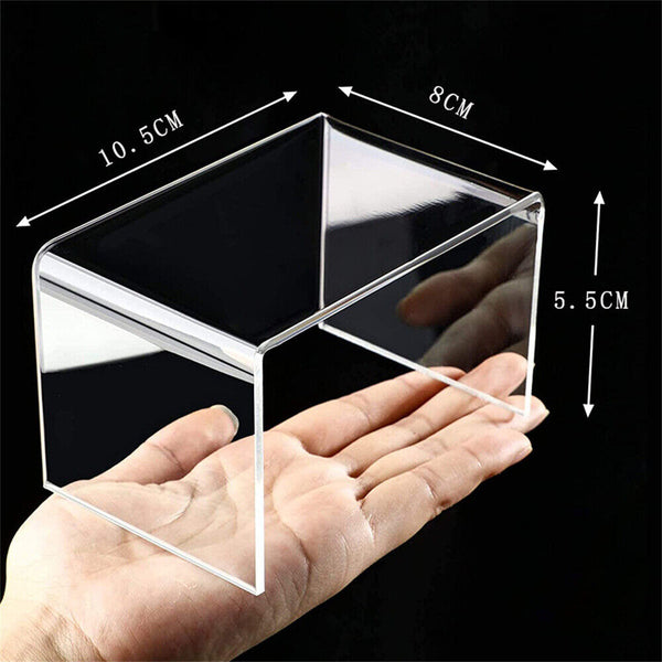 10pcs Display Riser Set 4in Acrylic Clear Display Stand Product Display Stand AU