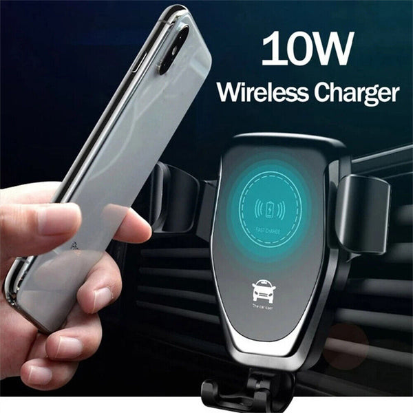 Qi Wireless Auto Fast Charger Car Holder Gravity Mount Air Vent Phone Holder AUS