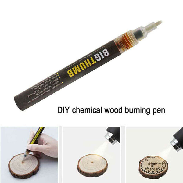 Easy Use Fast Chemical Woodburning Pen Scorch Marker Painting For DIY Projects