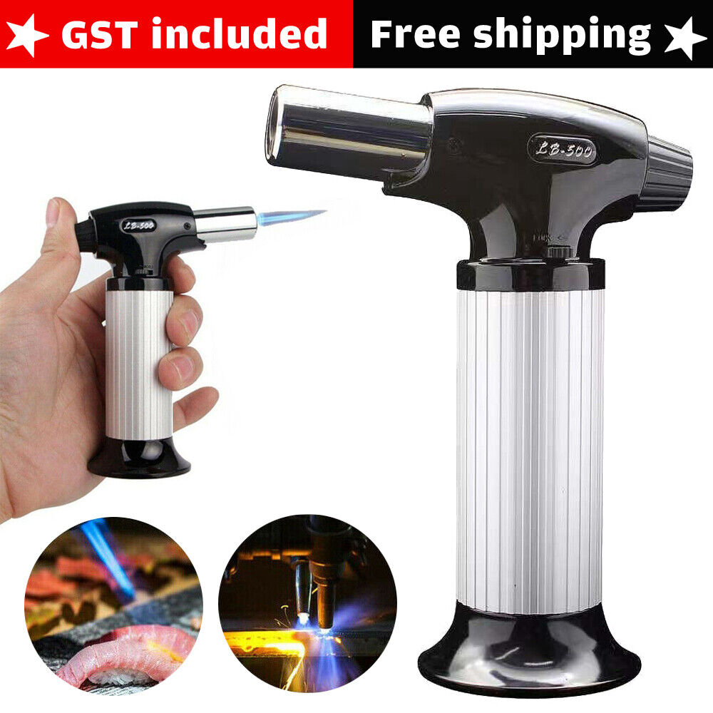 Refillable Gas Butane Blow Torch Fire Lighter Food Cook Baking Culinary Solder