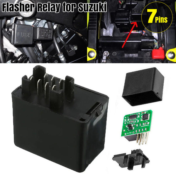 7 Pin LED Indicators Flasher Relay for Suzuki* GSF 600 650 1200 1250 Bandit AU