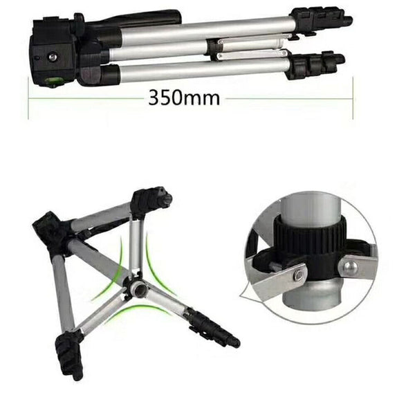 Professional Camera Tripod Stand Mount Phone Holder For iPhone DSLR Lightweight