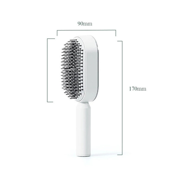 New Hair Brush Self-cleaning Air Cushion Comb Comfortable for Salon Hairdress AU