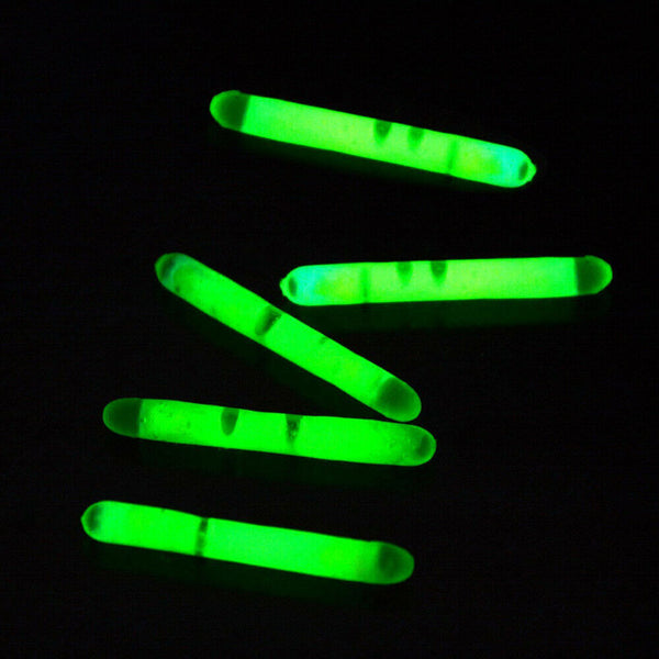 Fluorescent Fishing Rod Glow Sticks  Clip-on Fishing Lights Tackle 25pcs