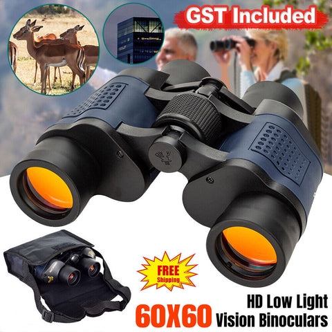 Powerful Telescope 60X60 Binoculars HD 10000M Low Light Vision Outdoor Hunting