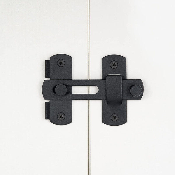 Stainless Steel Gate Latches Flip Latch Bolt Latch Lock for Safety Door Black AU