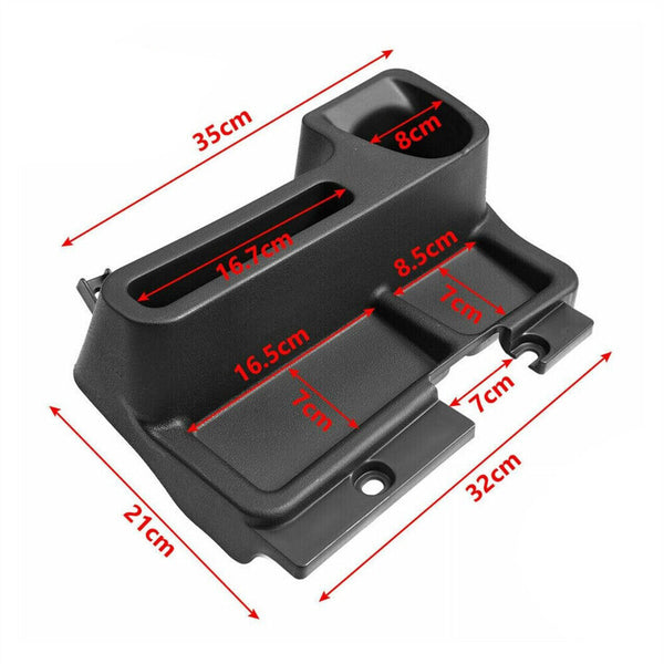 Black Centre Console Storage Box For Toyota Landcruiser LC70 71 76 79 Series OZ