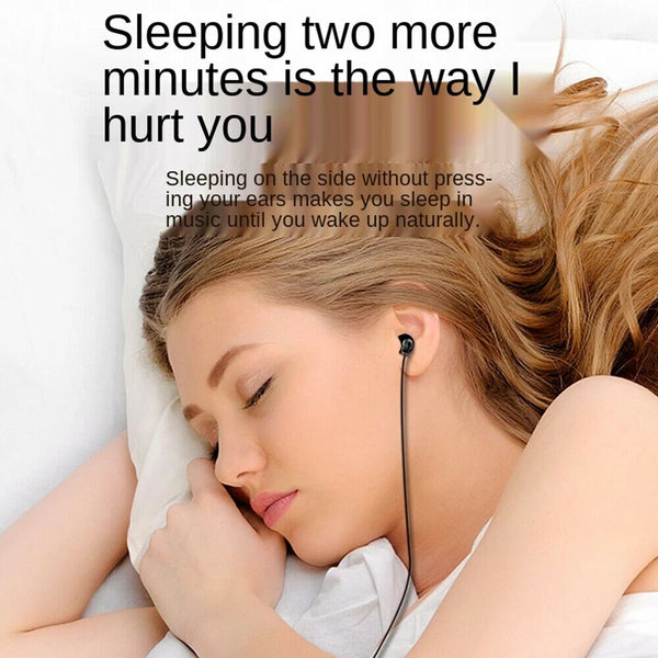 2PCS In Ear Sleep Earphone Anti-Noise Ultra Soft Headphone Earbuds Headsets