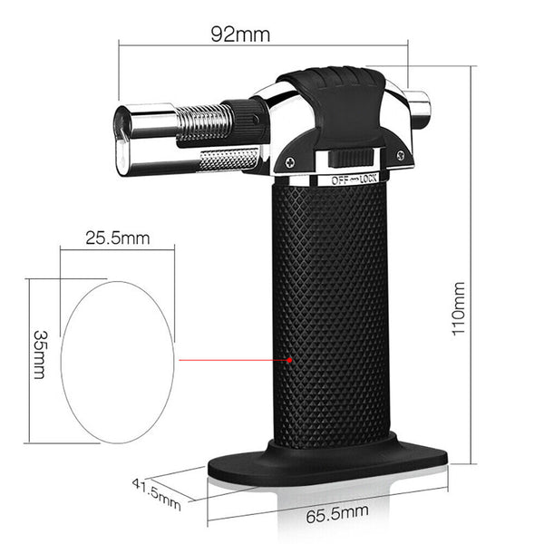 Windproof Refillable Butane Gas Baking Flame Welding Torch Jet Lighter Outdoor