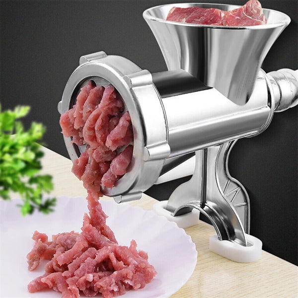 Manual Kitchen Meat Grinder Mincer Stuffer Table Hand Sausage Filler Maker AU