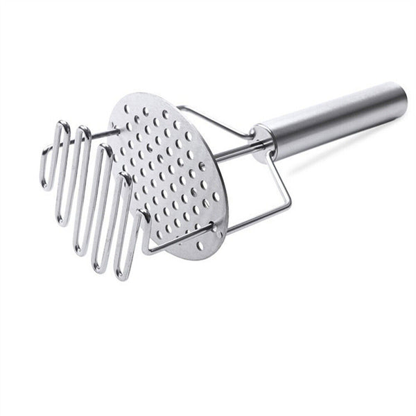 Potatoe Fruit Kitchen Potato Masher Vegetable Press Crusher Stainless Steel Tool